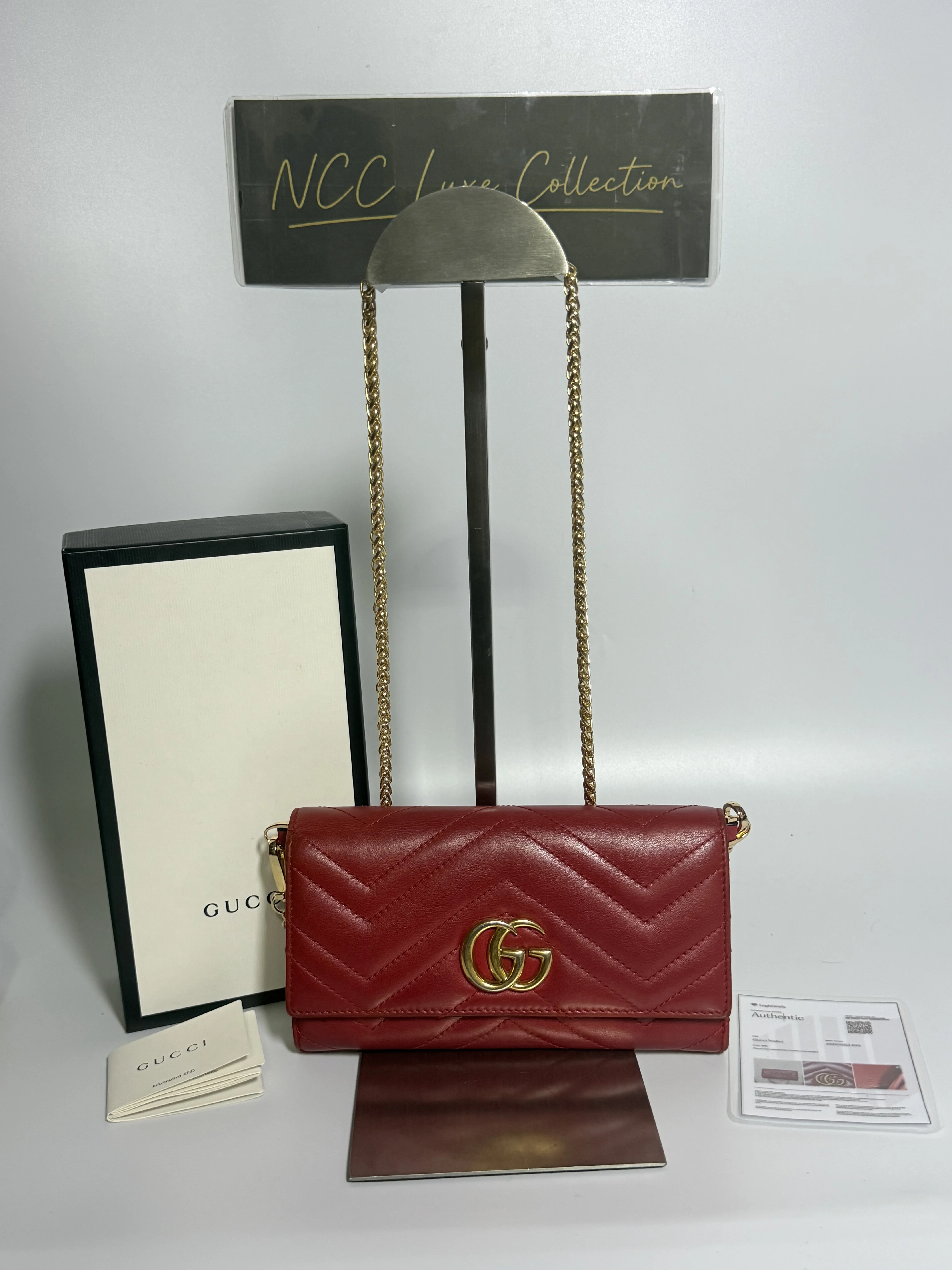 Gucci Marmont Continental Wallet (WOC)