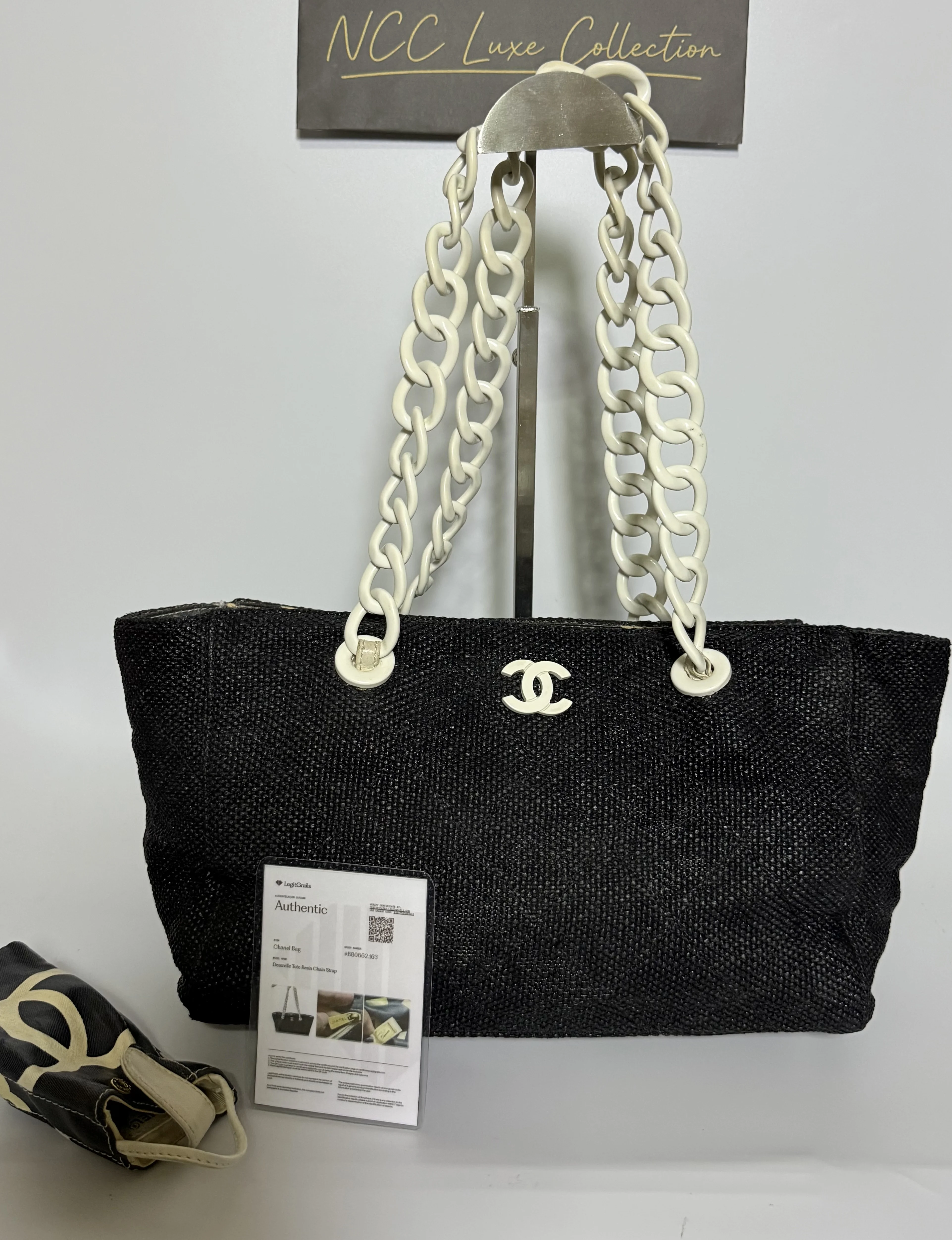 Chanel Deuville Resin Chain Tote Bag w/ Pouch