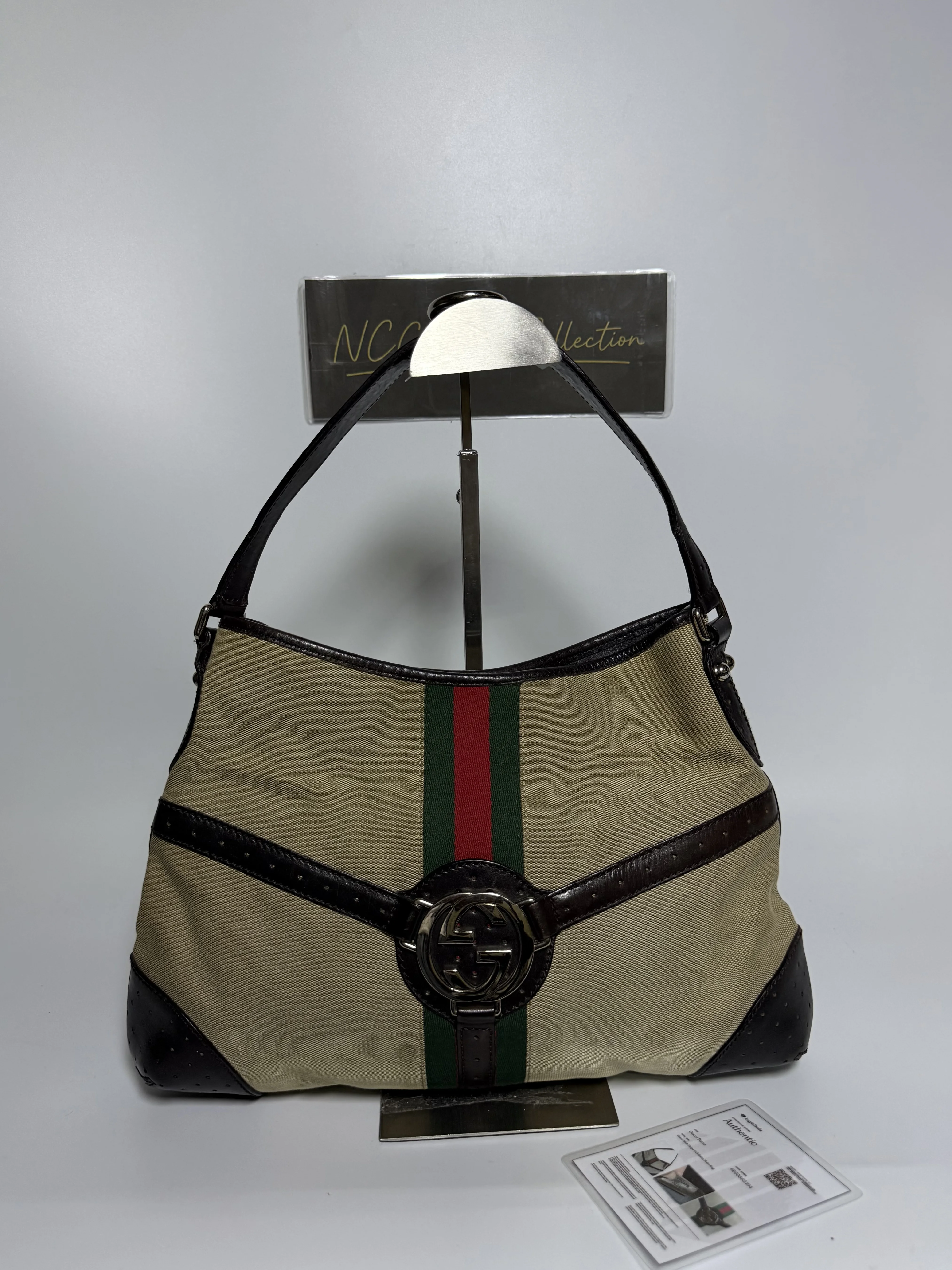 Gucci Reins Web Hobo