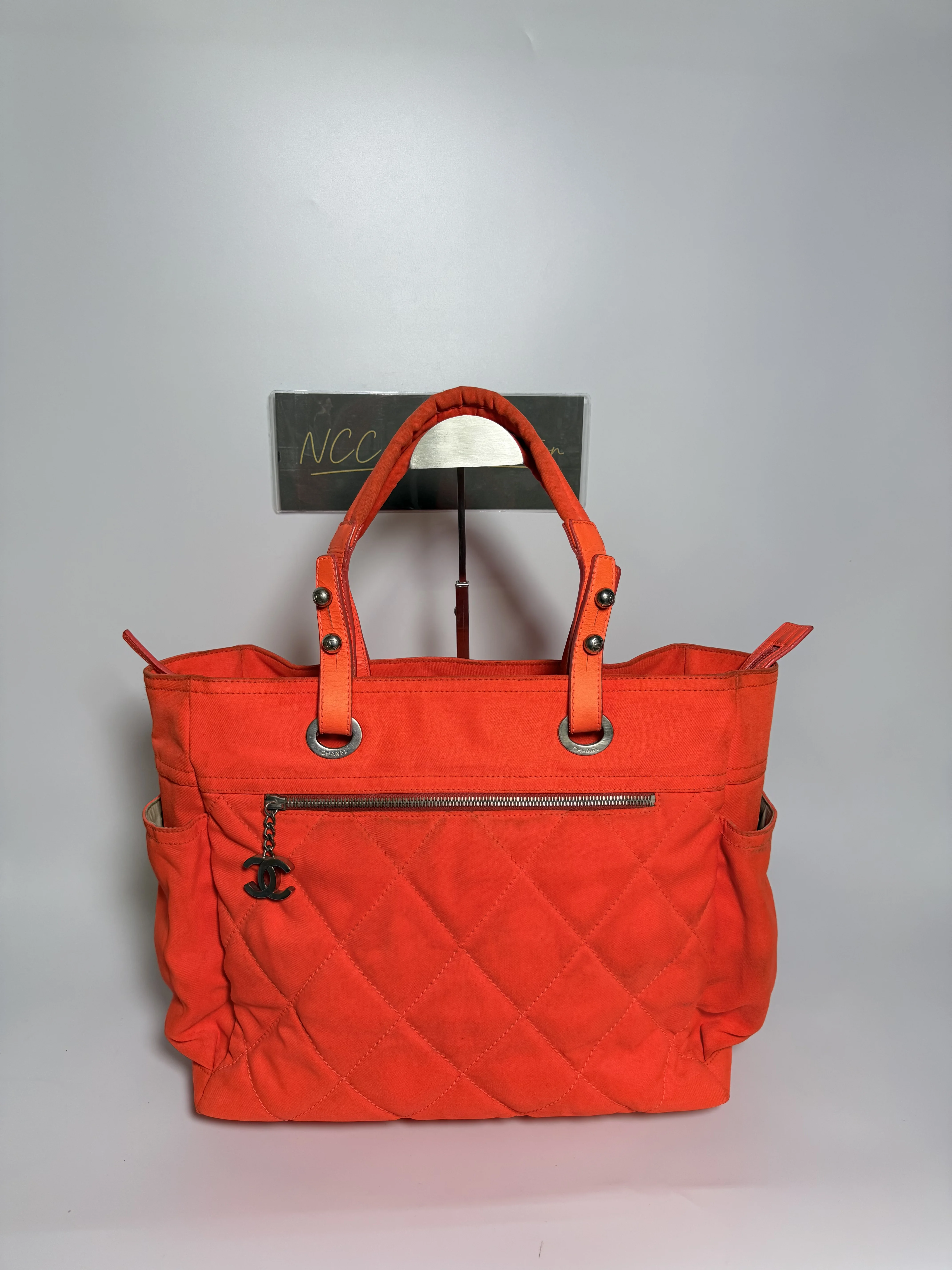 CHANEL Paris Biarritz GM Orange Tote