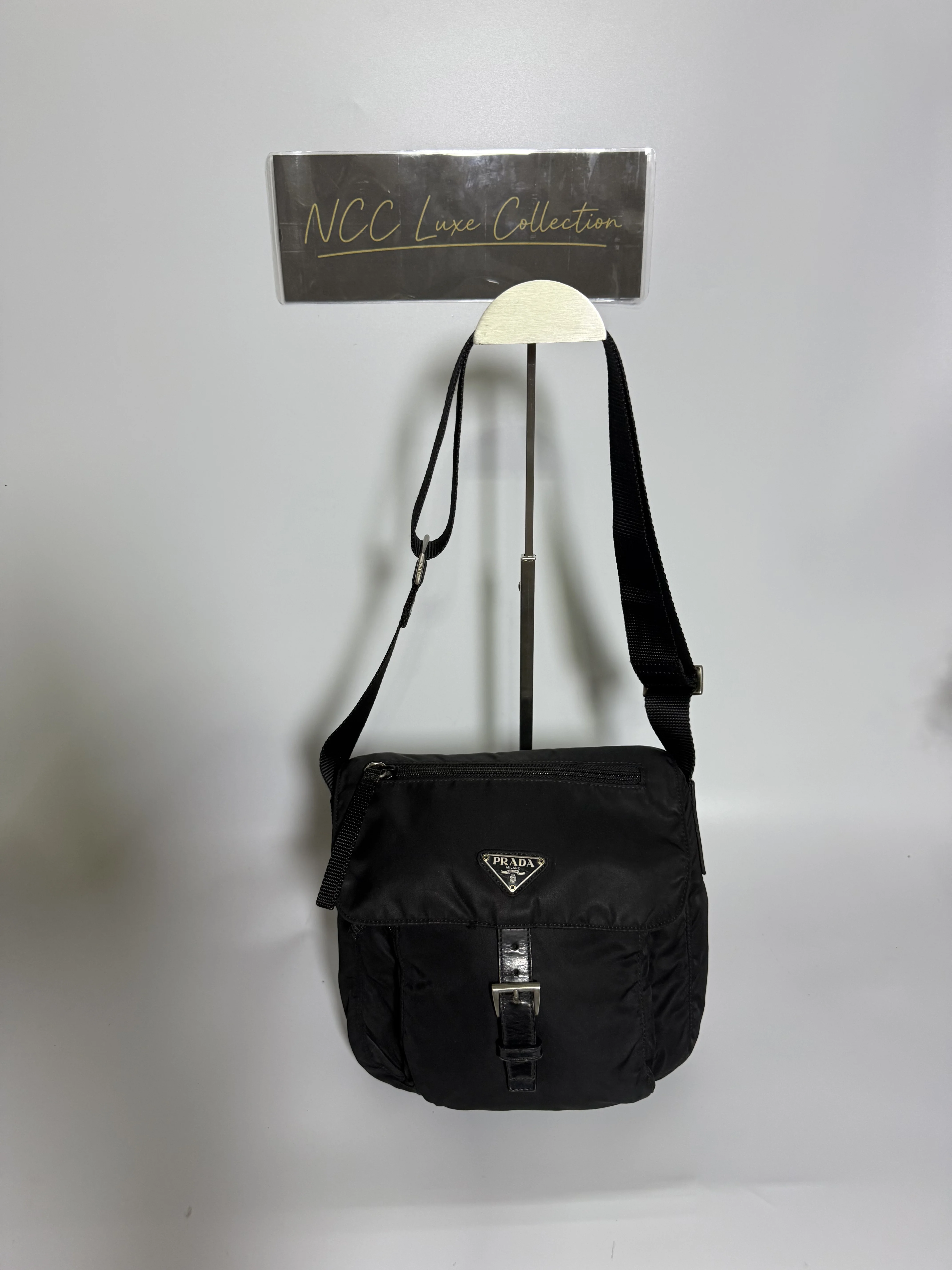 Prada Tessuto Nylon Small Crossbody Bag