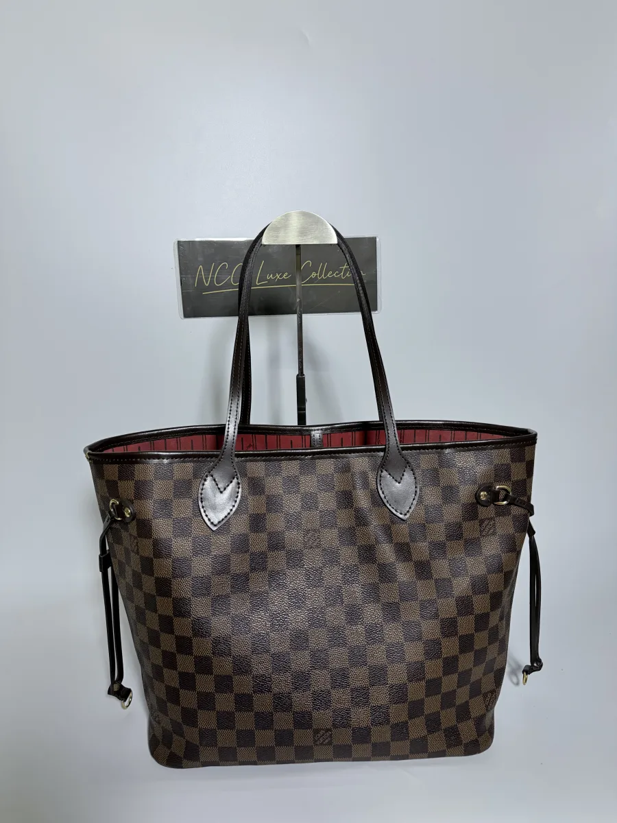 Louis Vuitton Damier Ebene Neverful MM Size