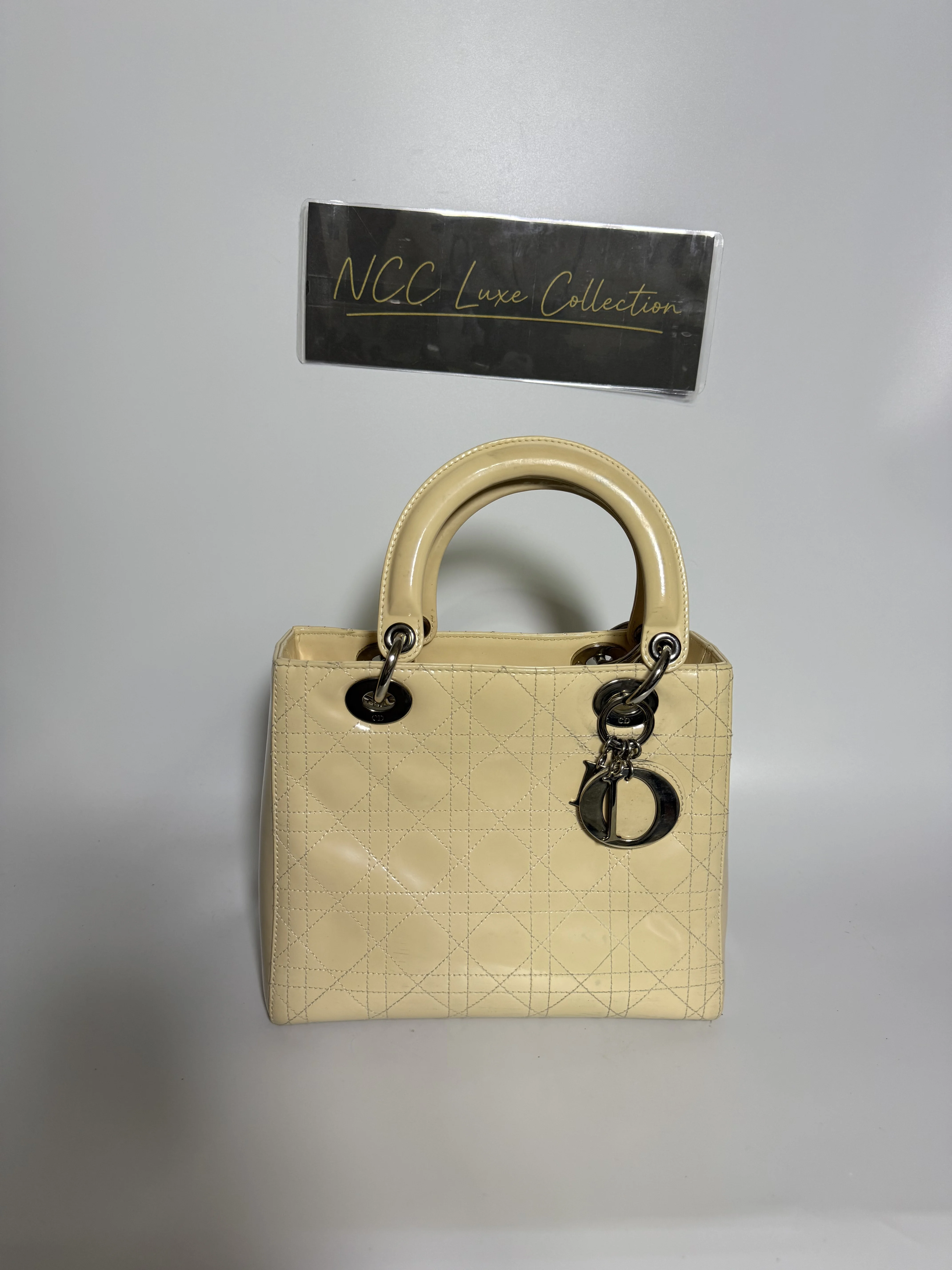 Christian Dior Patent Cannage Lady Dior