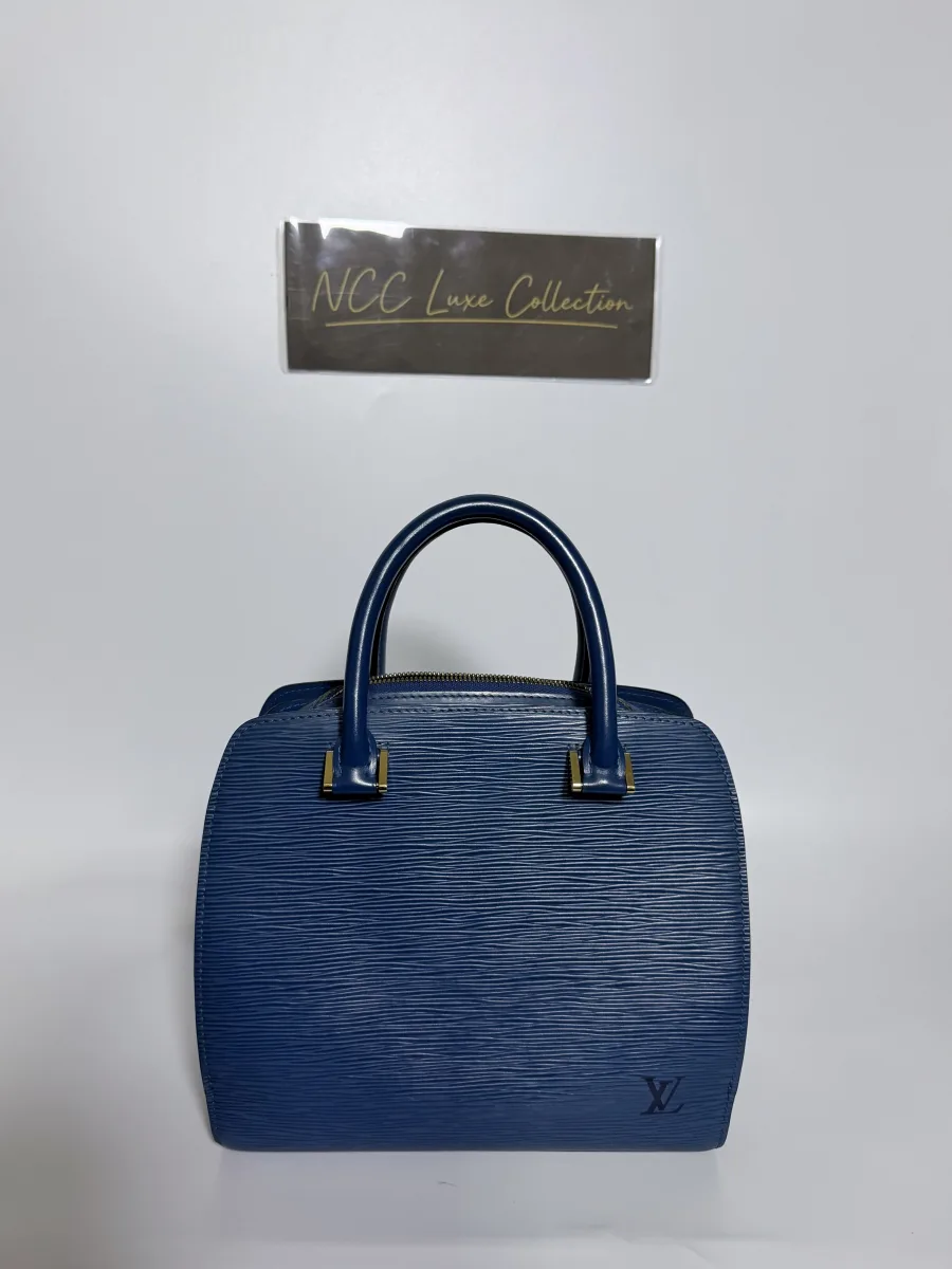 Louis Vuitton Toledo Blue Epi Leather Pont-Neuf PM